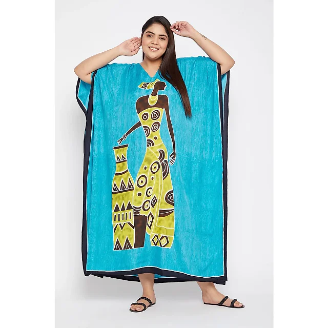 Long Kaftan Maxi Dress
