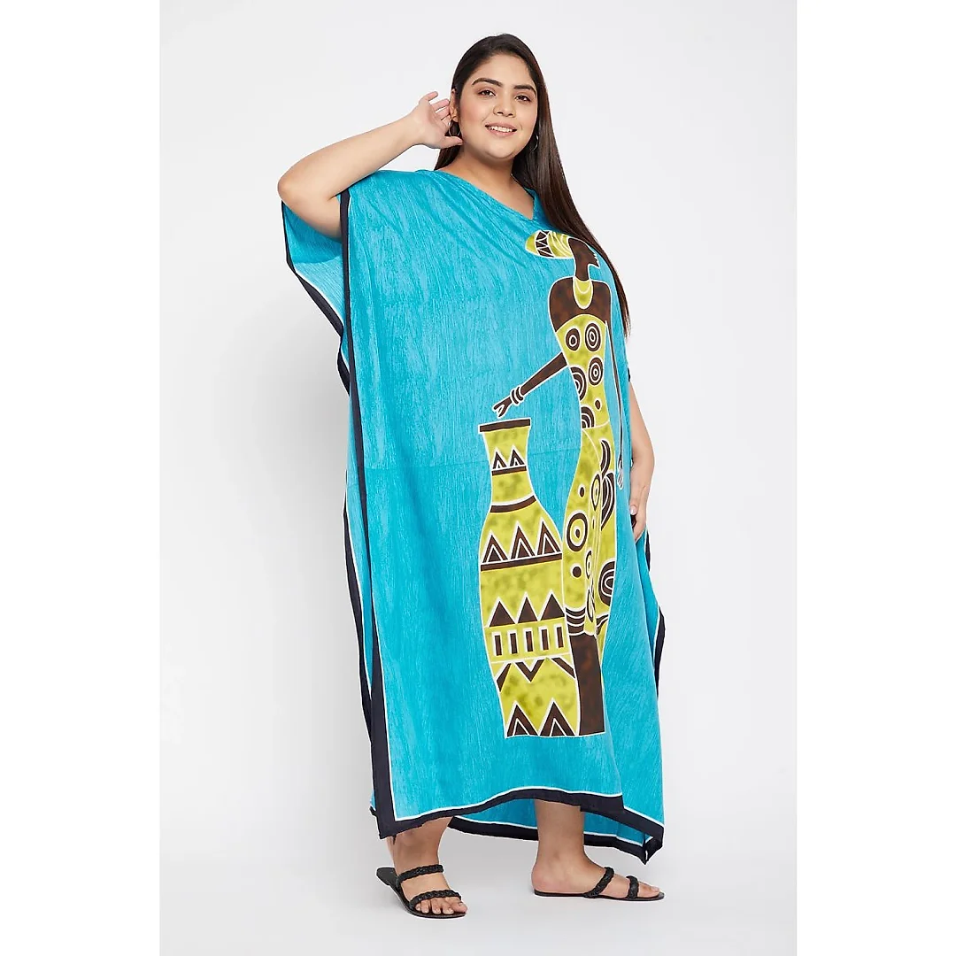 Long Kaftan Maxi Dress