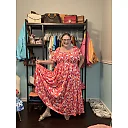 Square Neck Floral Maxi Dress with Smocked Waist