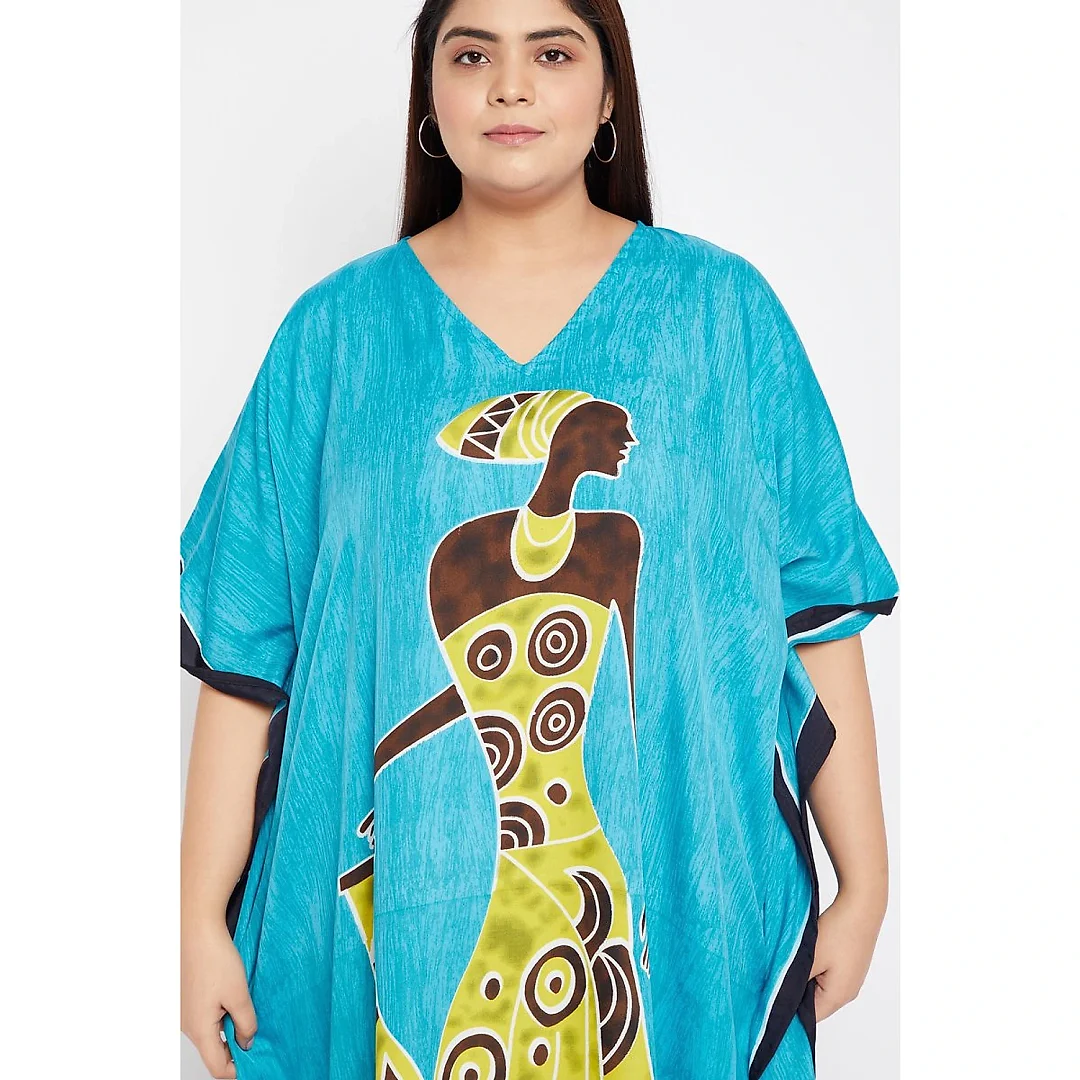 Long Kaftan Maxi Dress