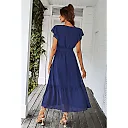Belted Floral Wrap Maxi Dress