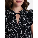 Tiered Cotton Mini Dress with Flutter Sleeves