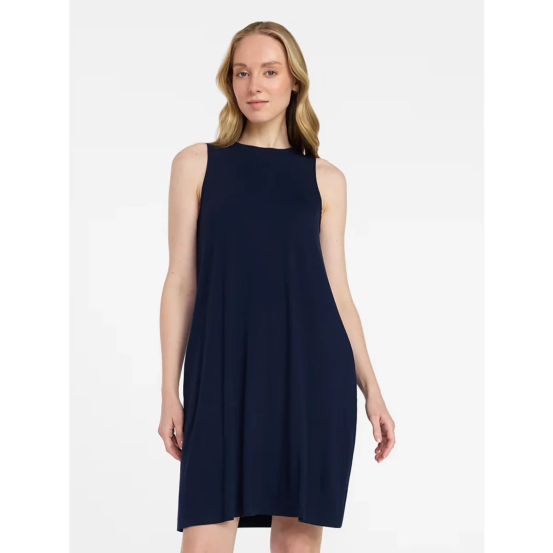 Sleeveless Knit Swing Dress
