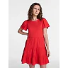 Short Sleeve Cotton Swing Dress